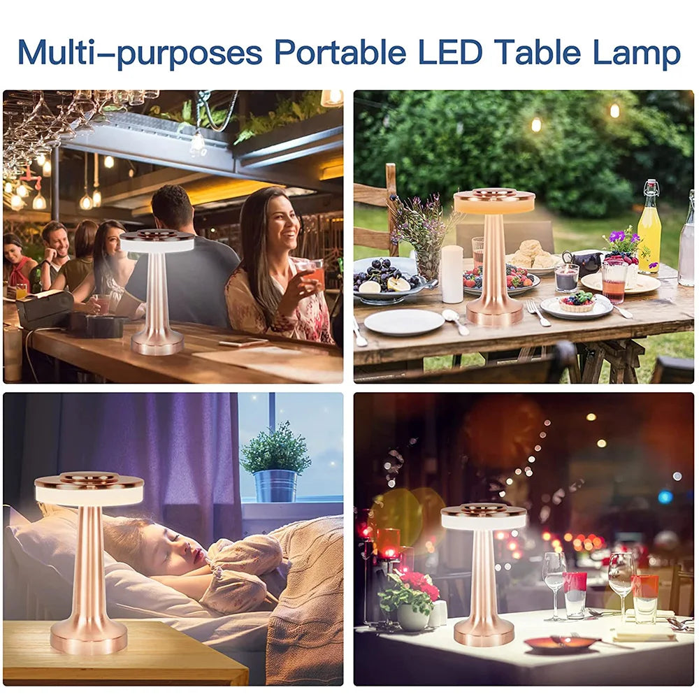 Bar Table Lamp Led Rechargeable